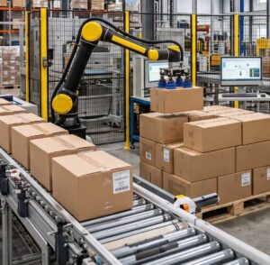 nodema cobots end of line packaging